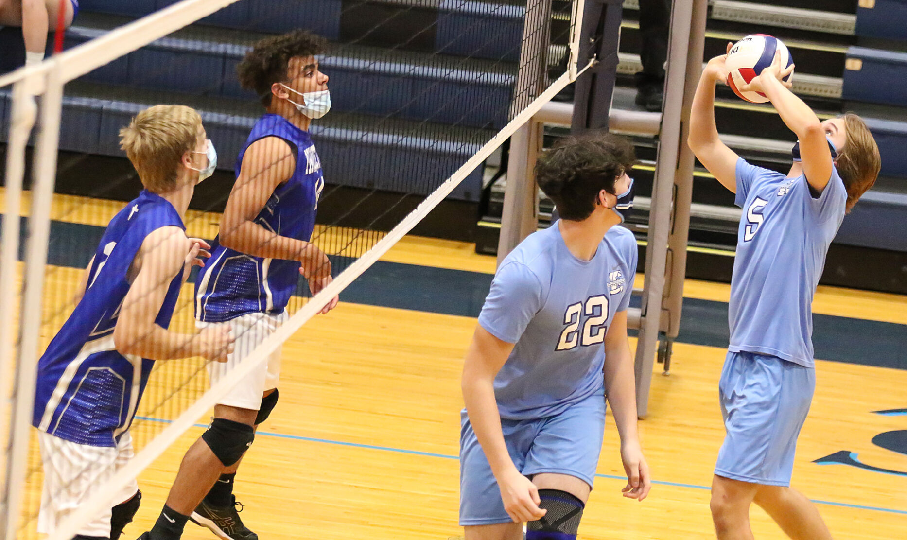 Belleville East vs. Alton Marquette boys volleyball